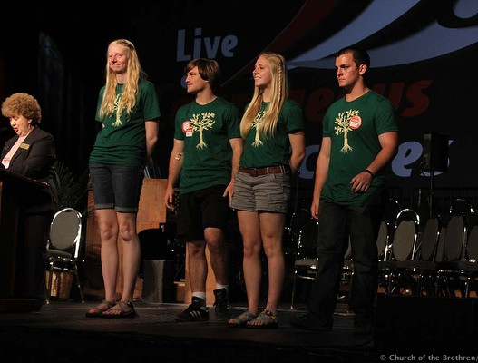 Youth Peace Travel Team at Annual Conference