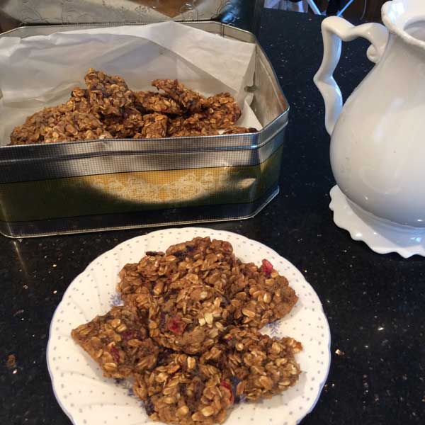 cranberry oatmeal cookies
