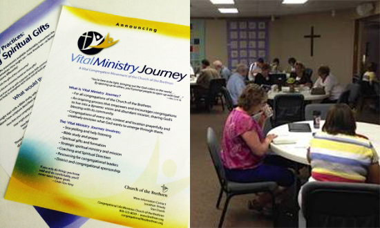 “We gather to read scripture, share our insights, and pray.” Photos by Cheryl Brumbaugh-Cayford Stan Dueck