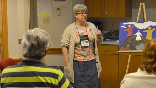Debbie Eisenbise leading a workshop at the 2016 New Church Planting Conference. Photo by Cheryl Brumbaugh-Cayford