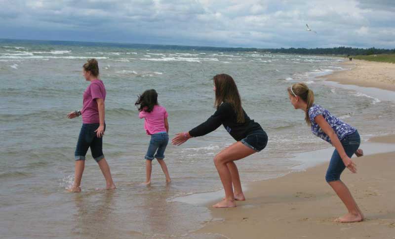 Upper Peninsula straits. Photo courtesy of Elizabeth Kinsey.