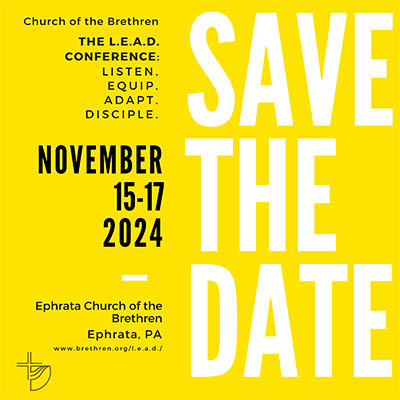 15 a 17 de novembro de 2024 Igreja dos Irmãos de Ephrata (Pa.)
