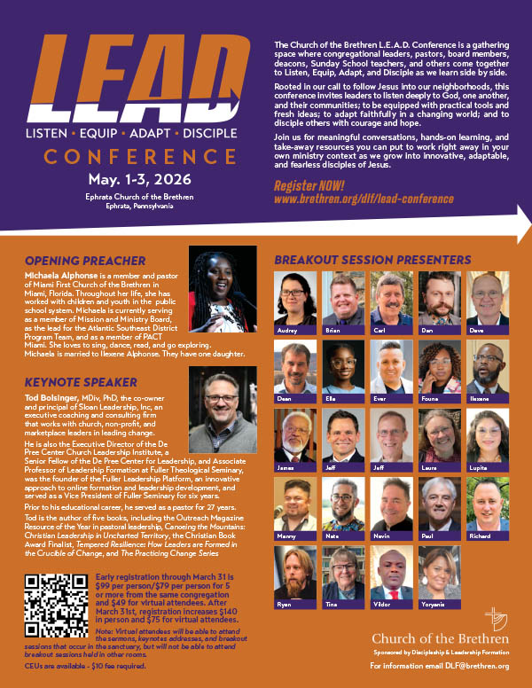 Fechas y ponentes de la conferencia LEAD