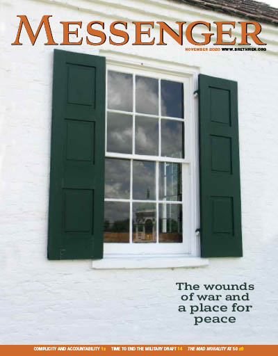 Antietam meeting house window