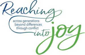 NOAC 2019 logo "Reaching into joy"