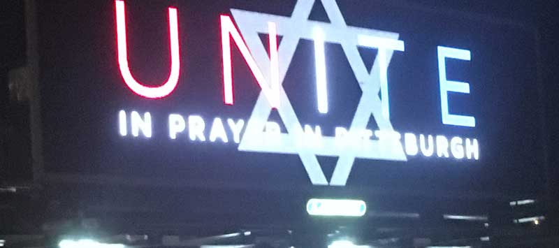 Unite sign with Star of David