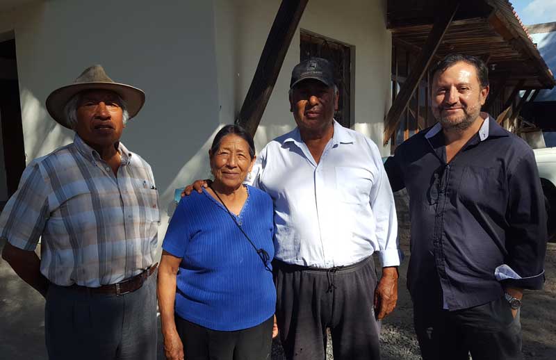 Church members in Llano Grande, Ecuador