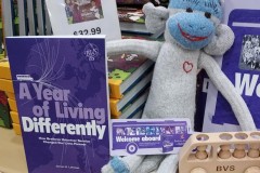 Sock Monkey goes to Annual Conference
