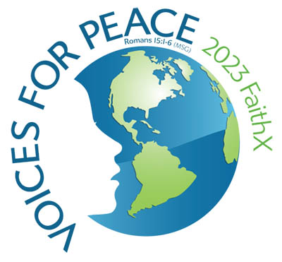 Voices for Peace FaithX 2023 logo