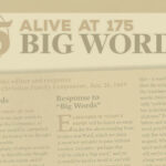 Big Words: a sepia version of a letter to the editor and response from The Christian Family Companion in January of 1869