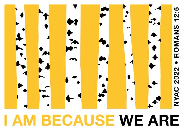 I am because we are (NYAC logo)